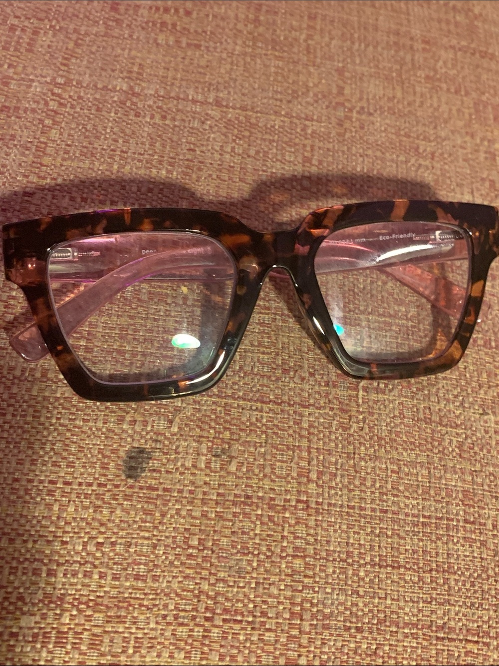 Tortoiseshell Square Women’s progressive Glasses - Peepers 1.50